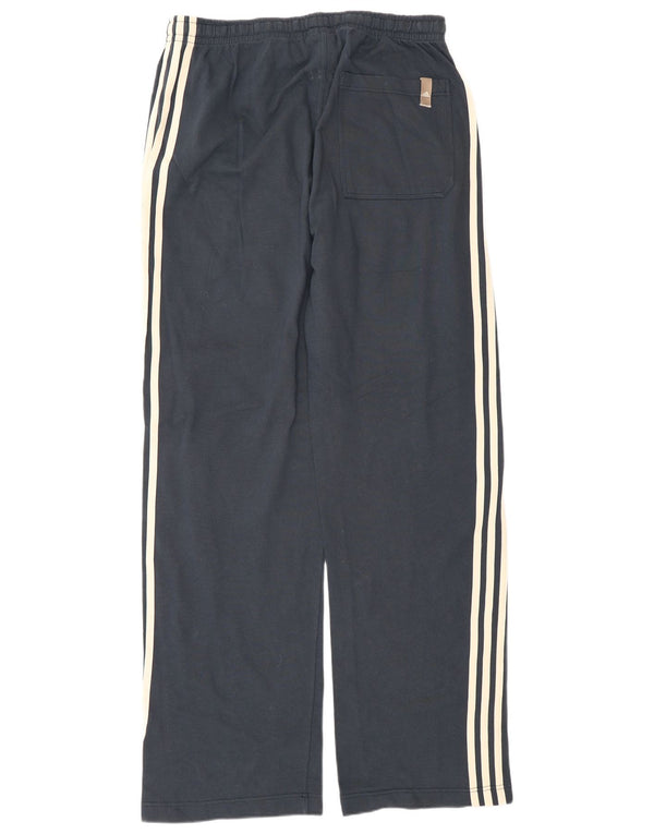 Pantaloni da tuta da uomo Adidas UK 40/42 Medio cotone blu navy