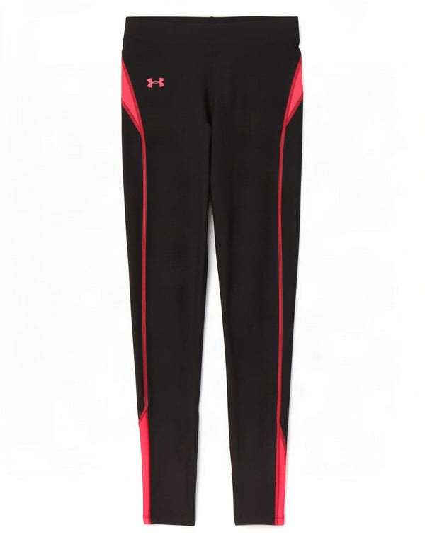 Leggings Under Armour da donna Cold Gear UK 6 XS cotone color block nero