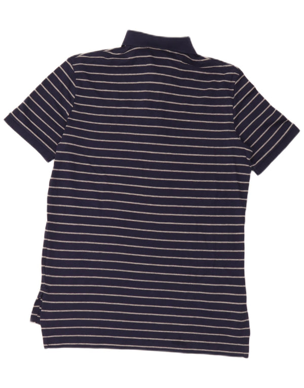 Polo Ralph Lauren Camicia da uomo piccola in cotone a righe blu navy