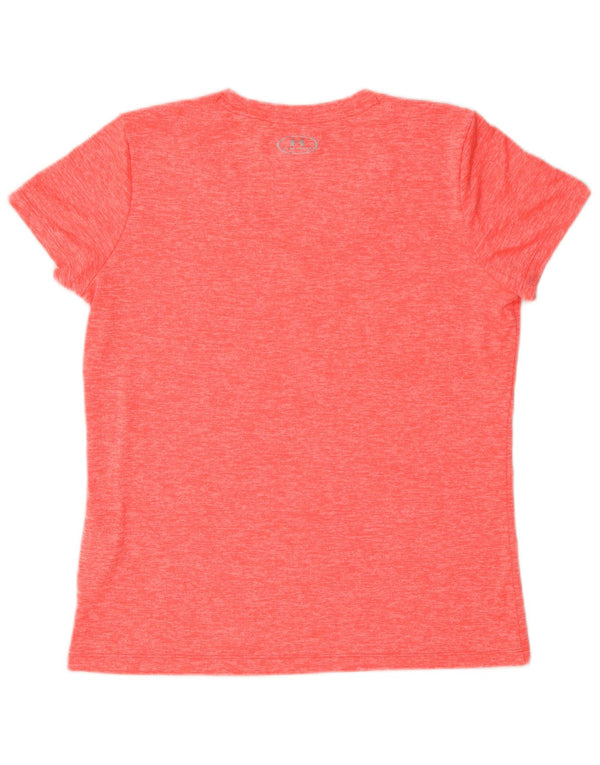 Maglietta Under Armour da donna Heat Gear UK 14 Medium Pink Flecked