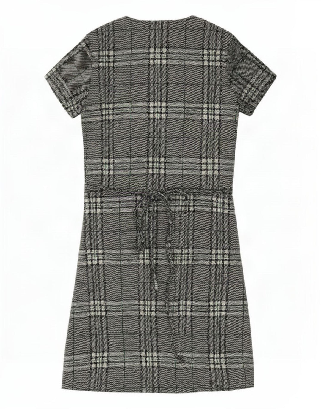 Abito a portafoglio da donna Zara UK 14 Poliestere scozzese grande verde