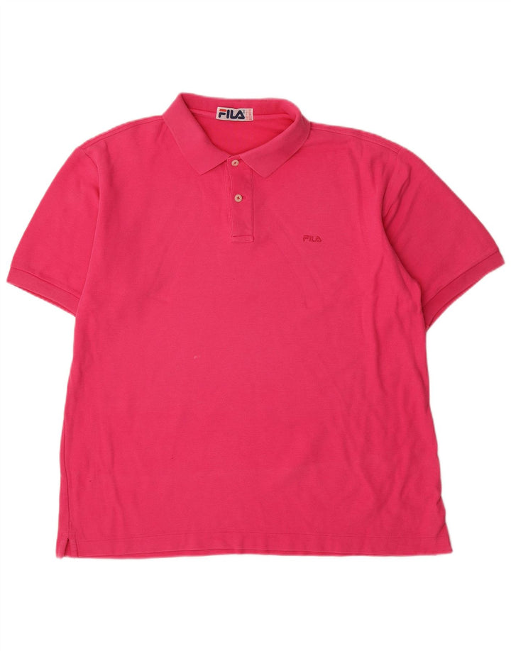 Polo Uomo Fila IT 52 Large Rosa Cotone