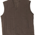Gilet imbottito da uomo Zara UK 40 grande poliestere grigio