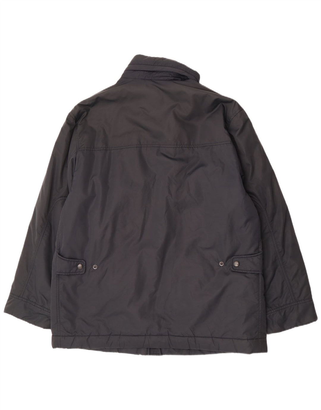 Giacca a vento con cappuccio da uomo Fay UK 42 XL Blu Navy