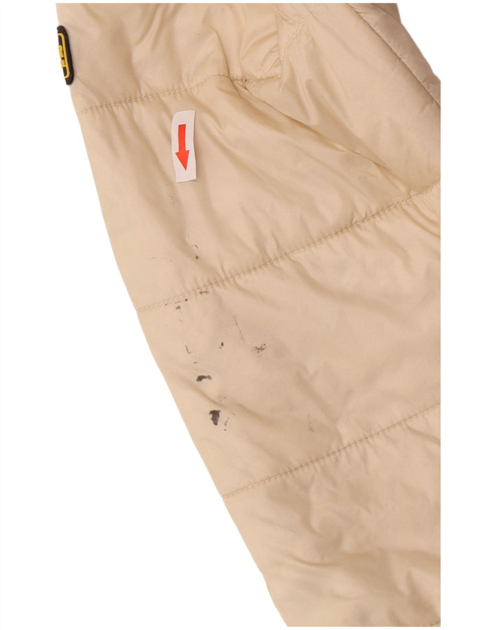 Cappotto imbottito con cappuccio da donna Barbour UK 10 Small Beige Poliammide