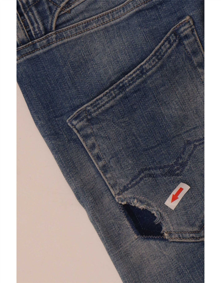 Replay Jeans skinny effetto invecchiato da donna W29 L30 Blu