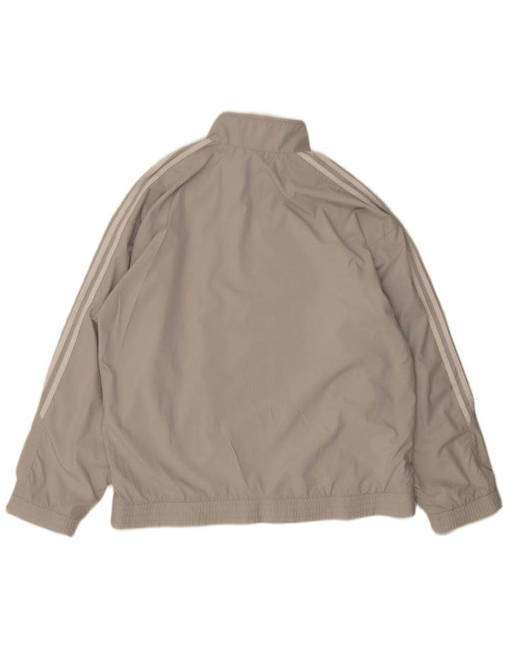 Giacca da tuta da uomo Adidas UK 42/44 Large Grigio Poliestere