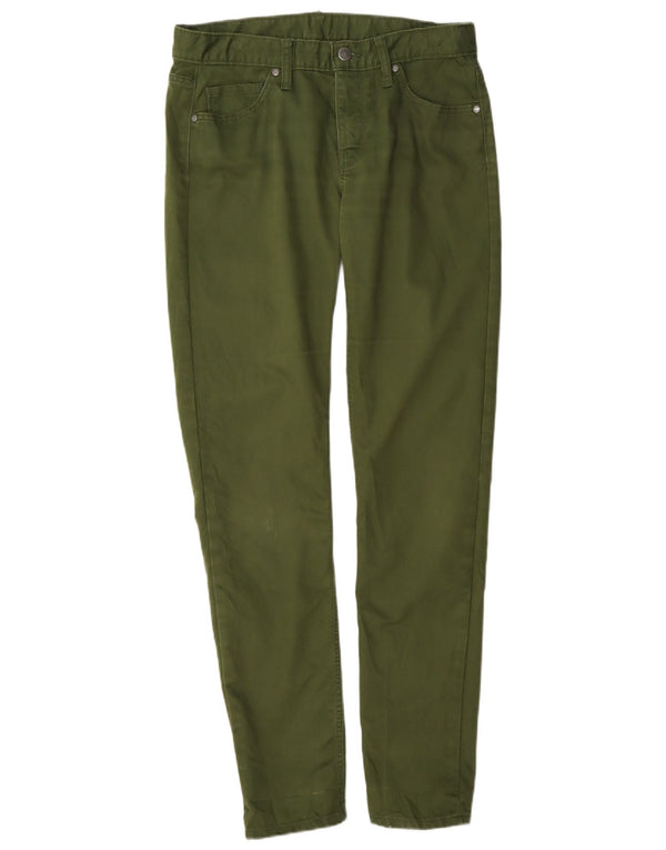Pantaloni casual slim da donna Patagonia US 6 Medium W30 L31 Cotone verde