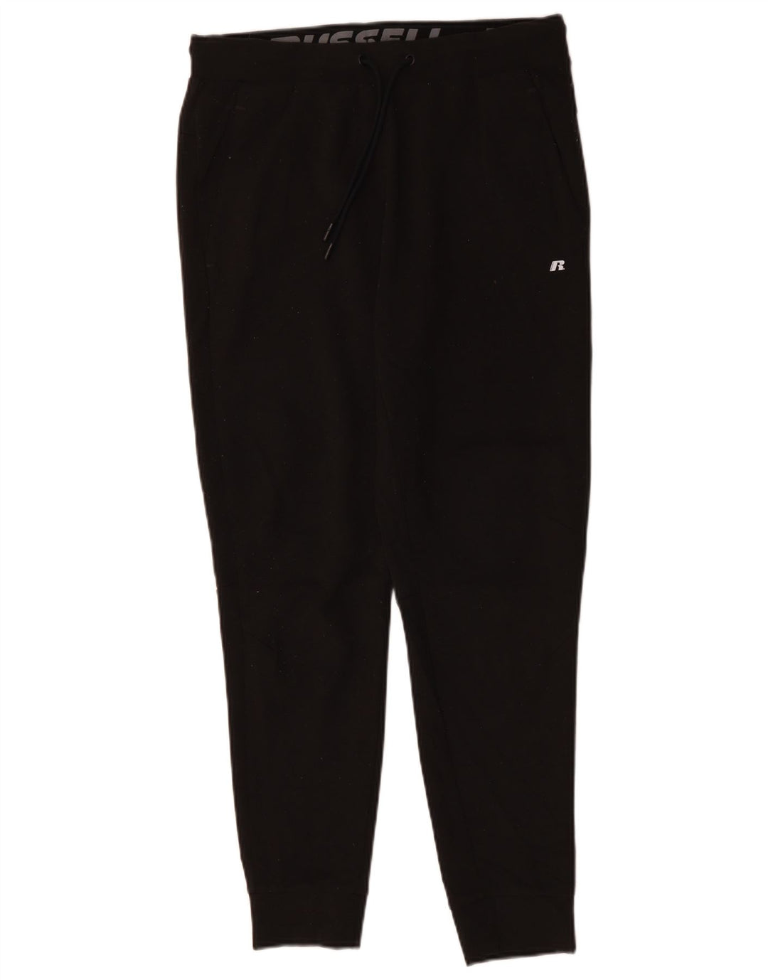 RUSSELL ATHLETIC Pantaloni da tuta da uomo Joggers medio cotone nero