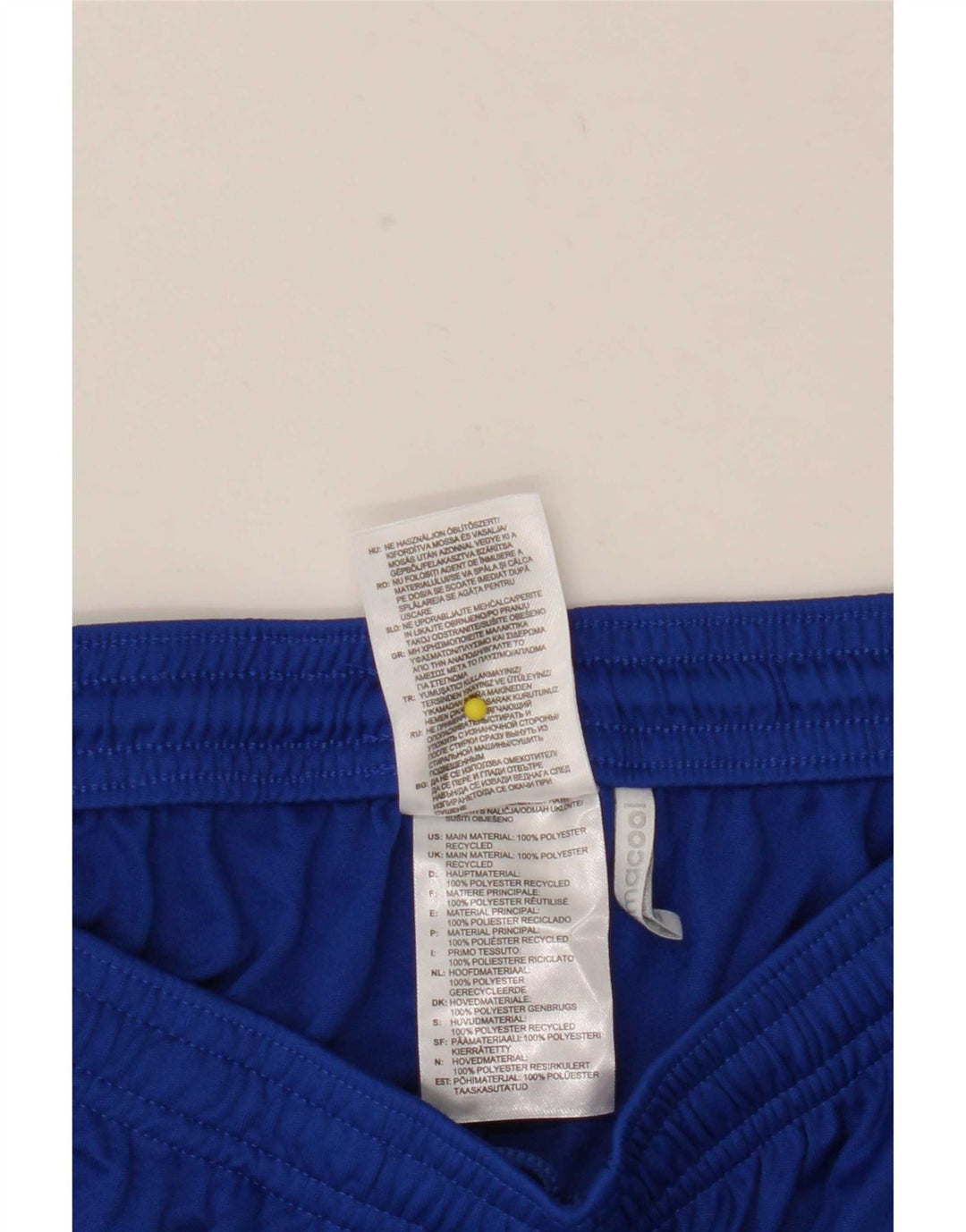 Pantaloncini sportivi Adidas Climacool da uomo piccoli in poliestere blu