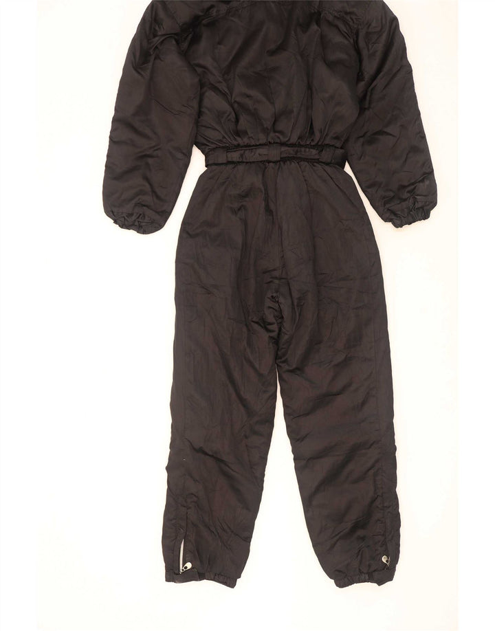 Tuta da sci vintage da donna IT 46 grande nera