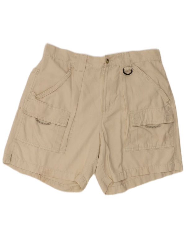 Pantaloncini cargo Columbia da uomo medi W32 in cotone beige