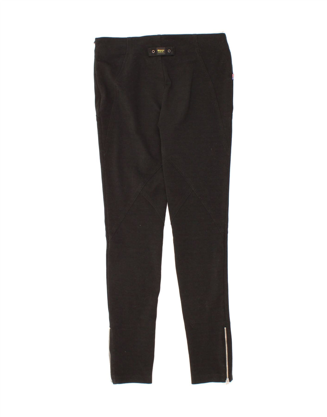 BLAUER Womens Skinny Trousers Medium W30 L30 Black Viscose Vintage Blauer and Second-Hand Blauer from Messina Hembry 