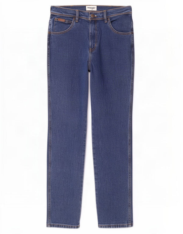 Jeans Wrangler Texas Slim da uomo W32 L34 cotone blu