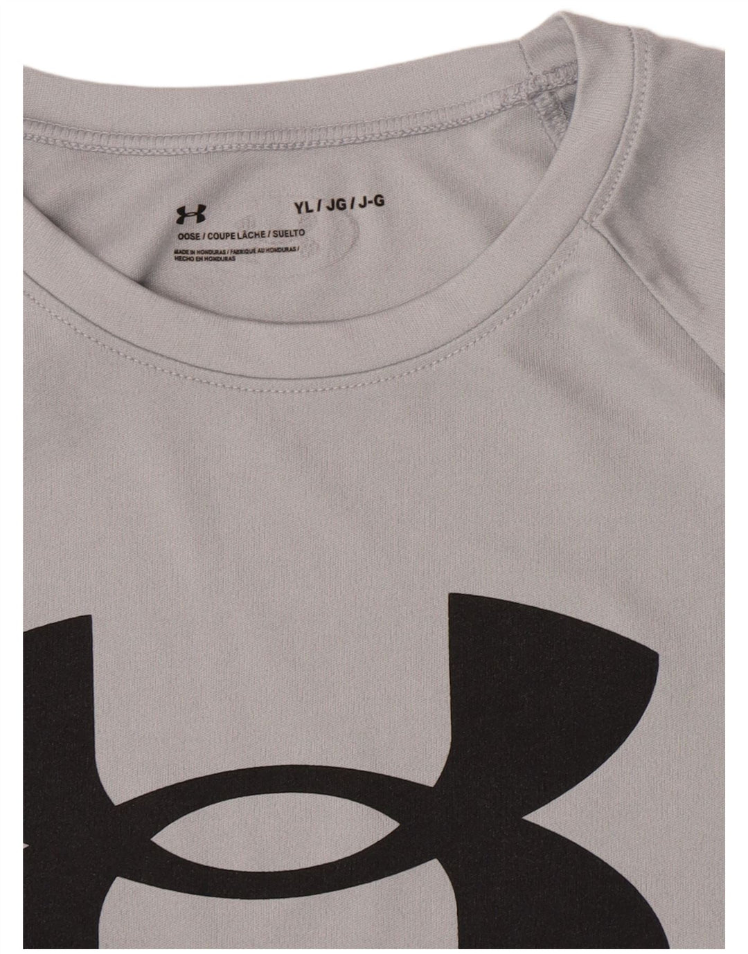 Maglietta grafica da ragazzo Under Armour Top 11-12 anni Large Grigia