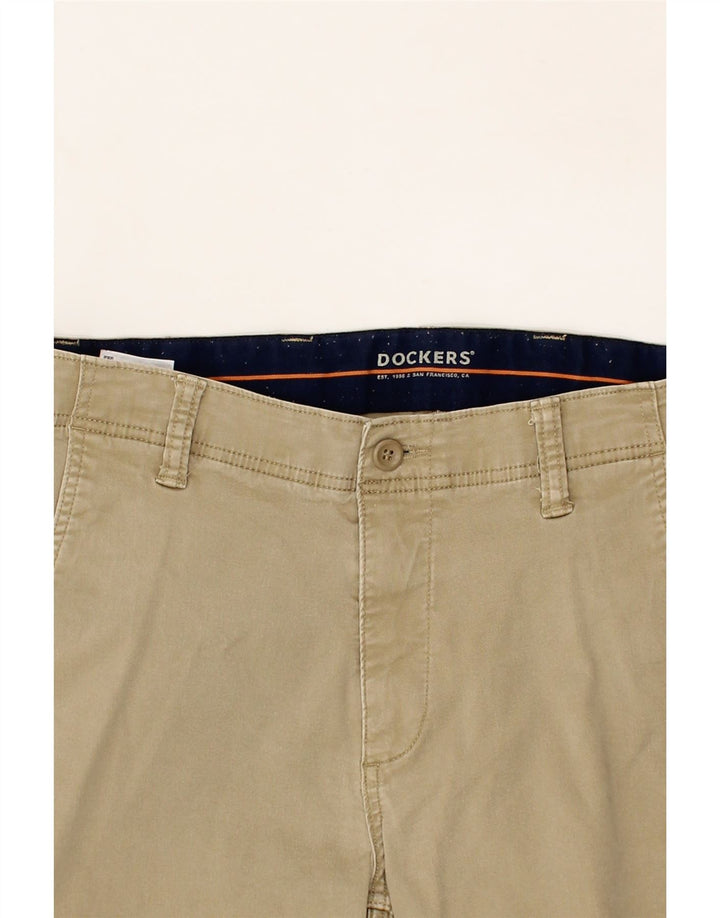 DOCKERS Mens Chino Shorts W32 Medium Beige Cotton Vintage Dockers and Second-Hand Dockers from Messina Hembry 
