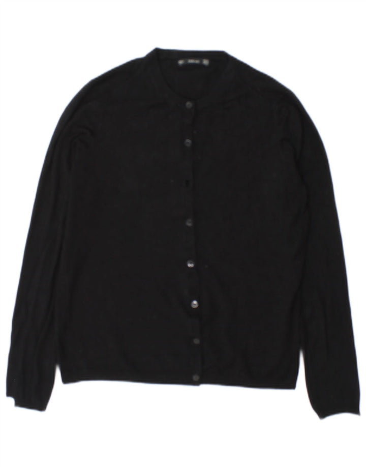 Maglione cardigan da donna Zara UK 14 medio nero