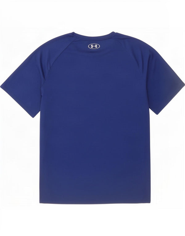 Under Armour Mens Heat Gear T-Shirt Top 2XL Navy Blue Camouflage