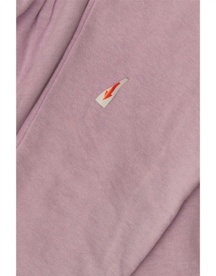 Felpa Champion da uomo con collo con zip, maglione piccolo, cotone viola