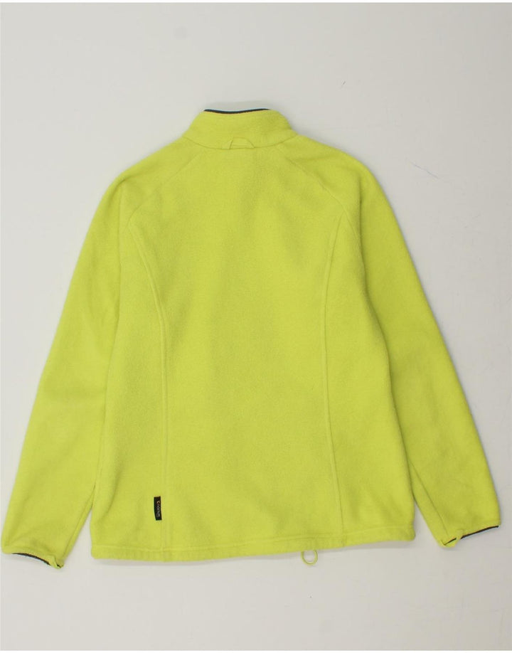 JACK WOLFSKIN Womens Fleece Jacket UK 12 Medium Green Polyester Vintage Jack Wolfskin and Second-Hand Jack Wolfskin from Messina Hembry 