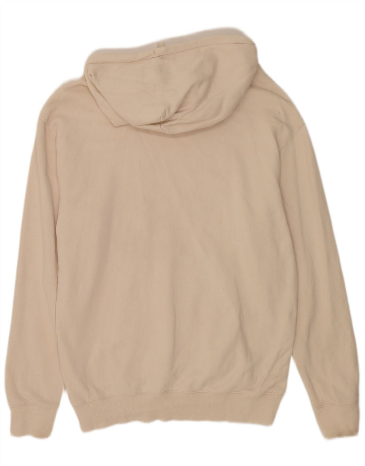 Maglione con cappuccio da uomo Reebok grande in cotone bianco sporco