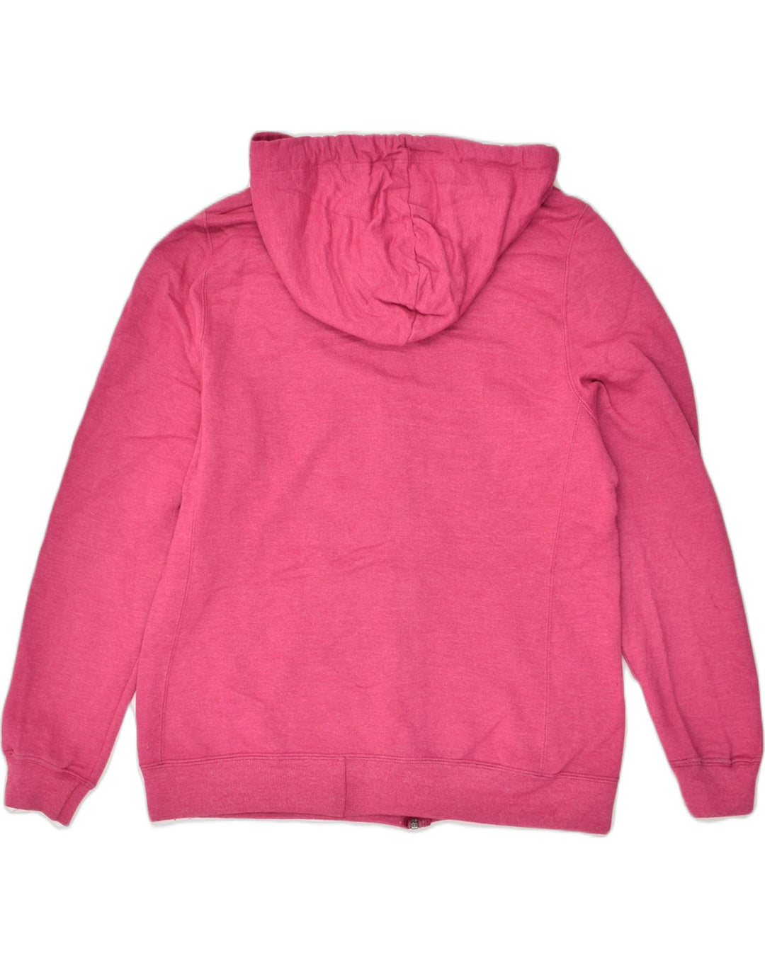 CHAMPION Womens Zip Hoodie Sweater UK 14 Large Pink Cotton | Vintage Champion | Thrift | Second-Hand Champion | Used Clothing | Messina Hembry 