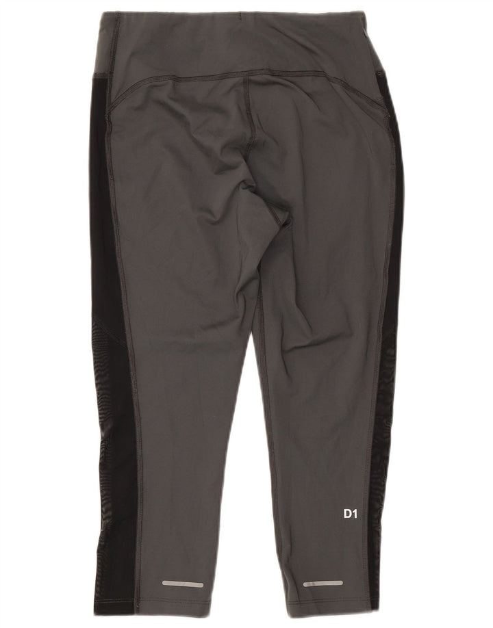 Leggings Asics Capri da donna UK 12 Colorblock grigio medio