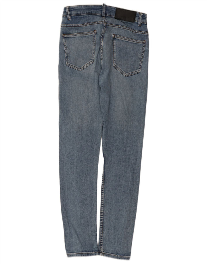 Jeans slim da uomo Zara EU 40 medio W31 L30 cotone blu
