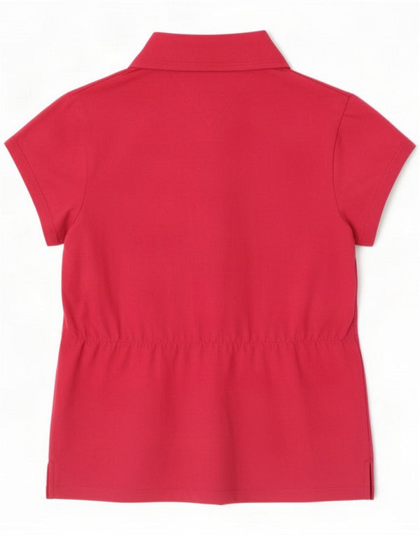 Polo da donna Tommy Hilfiger UK 12 Medium Pink Cotton