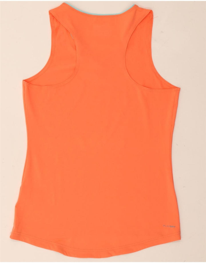 Canotta Reebok da donna UK 12/14 Poliestere arancione medio