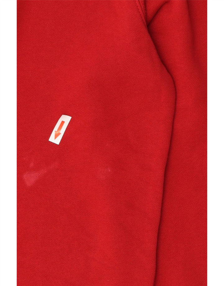 Felpa da uomo LYLE & SCOTT in cotone rosso medio