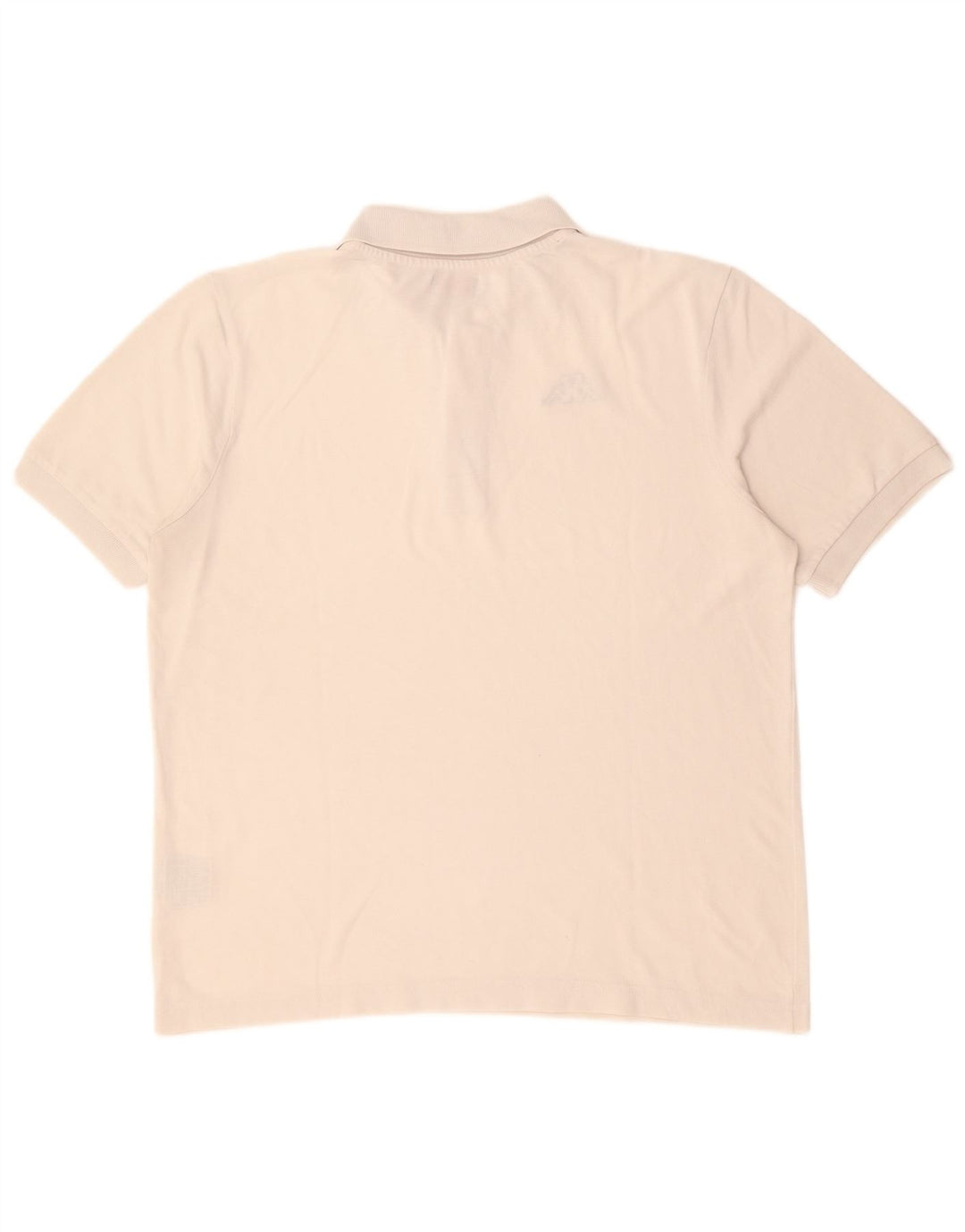 Polo Kappa Uomo Cotone Medio Bianco