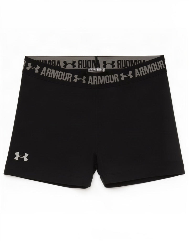 Pantaloncini sportivi grafici da ragazzo Under Armour 7-8 anni piccoli in poliestere nero