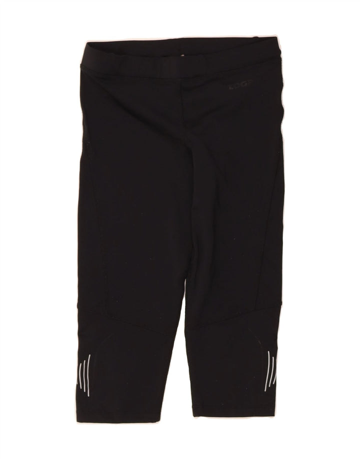 TOG 24 Womens Capri Leggings UK 10 Small Black Vintage Tog 24 and Second-Hand Tog 24 from Messina Hembry 