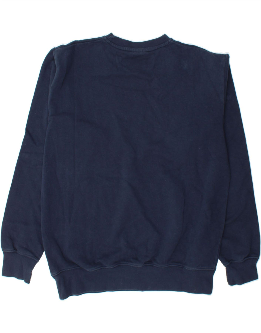KAPPA Mens Graphic Sweatshirt Jumper Large Navy Blue Cotton Vintage Kappa and Second-Hand Kappa from Messina Hembry 