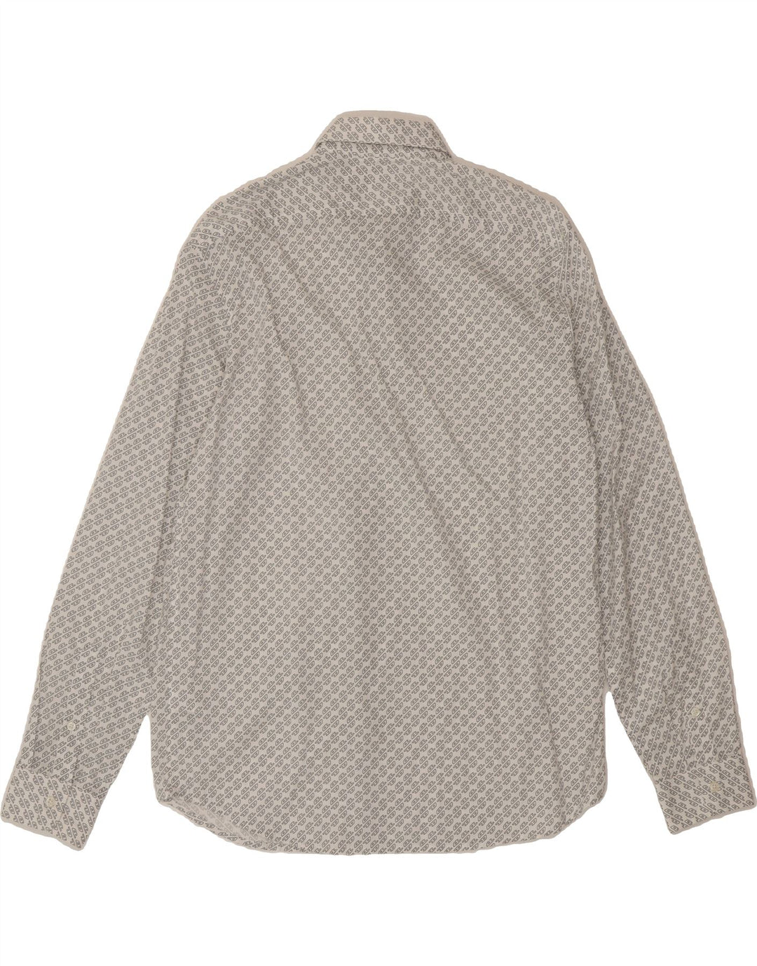 DIESEL Mens Abstract Pattern Shirt XL White Cotton Vintage Diesel and Second-Hand Diesel from Messina Hembry 