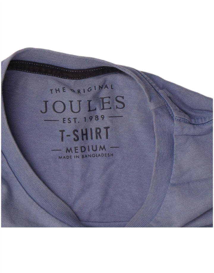 T-shirt grafica da uomo Joules Top in cotone blu medio