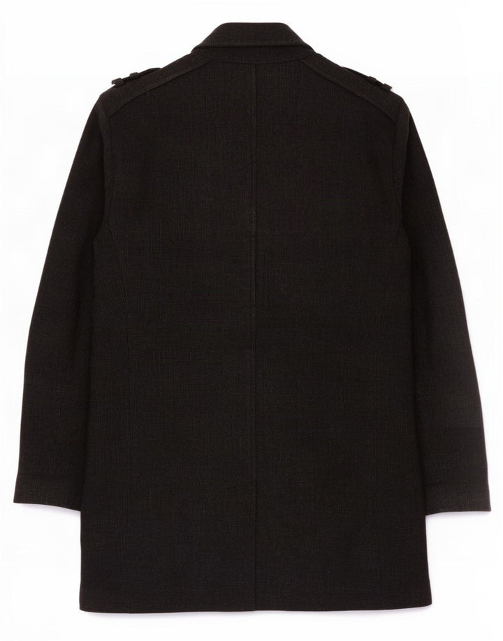 Cappotto militare da uomo Ted Baker taglia 4 grande in lana grigia