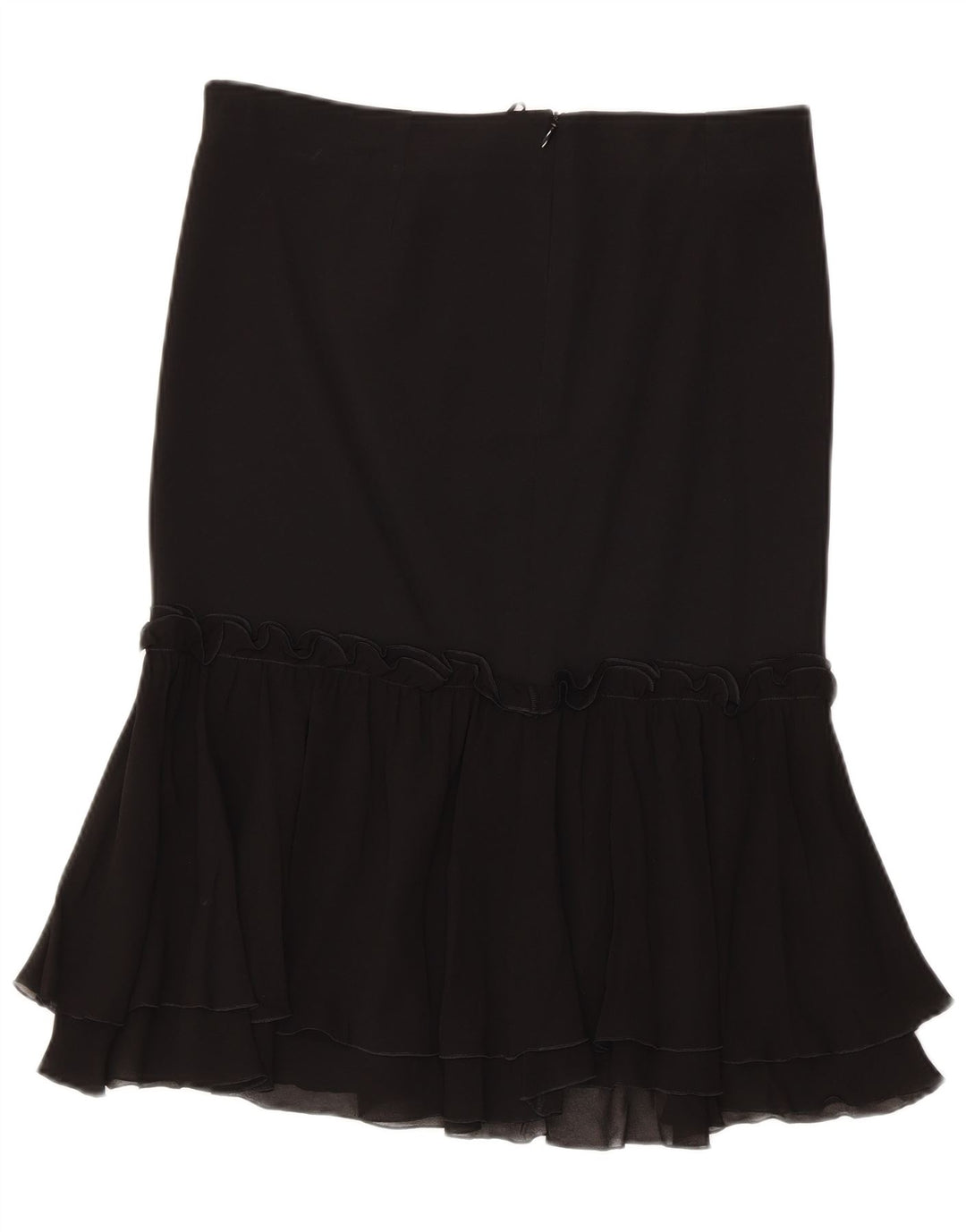 Gonna con volant da donna Iceberg IT 44 media W32 seta nera