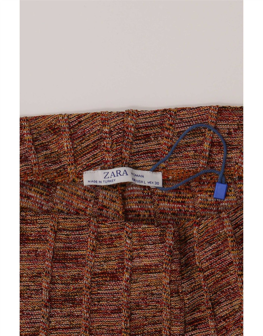 Pantaloni da tuta Zara da donna Capri UK 14 grandi chiazzati multicolori