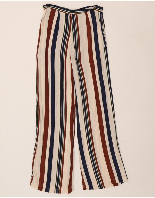 Pantaloni casual da donna Topshop UK 8 Small W26 L29 a righe multicolori