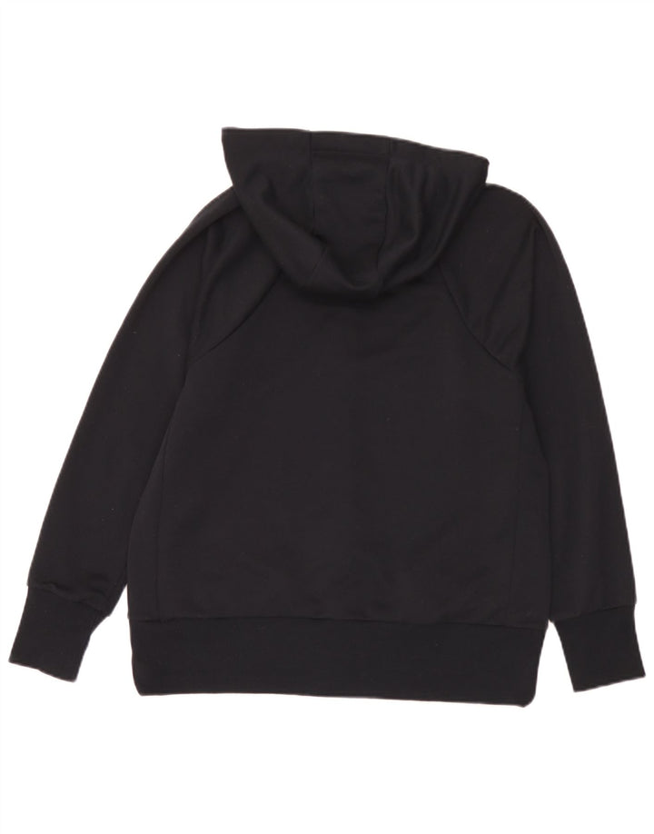 Felpa con cappuccio e zip Nike Dri Fit da uomo piccola nera