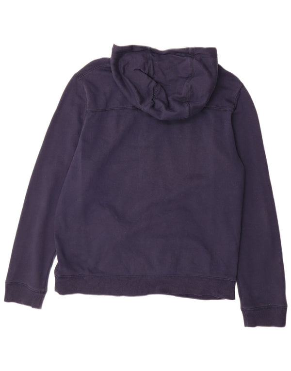 Timberland Maglione con cappuccio e zip vestibilità regolare da uomo XL in cotone blu navy