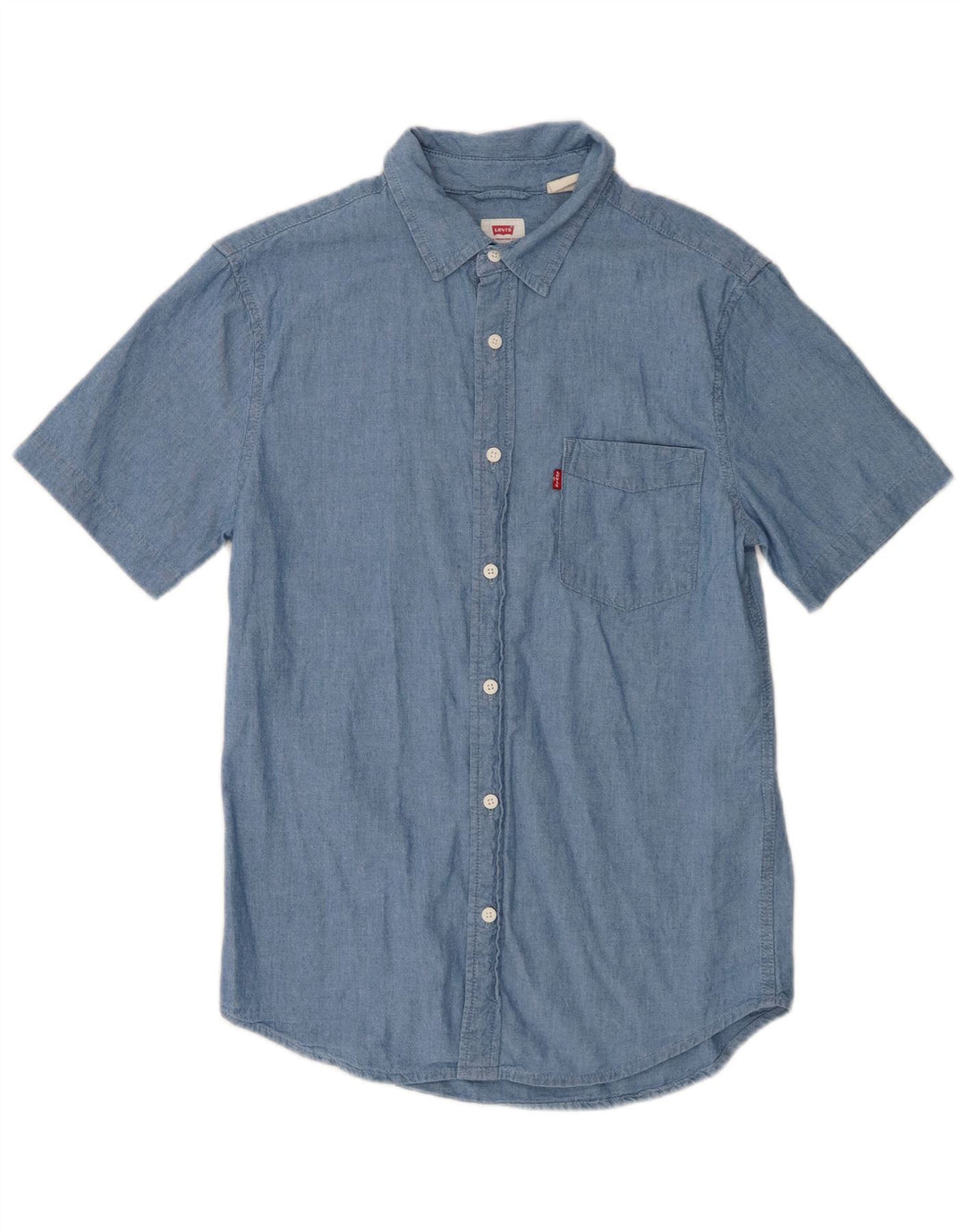 Camicia a maniche corte standard da uomo Levi's piccola in cotone blu