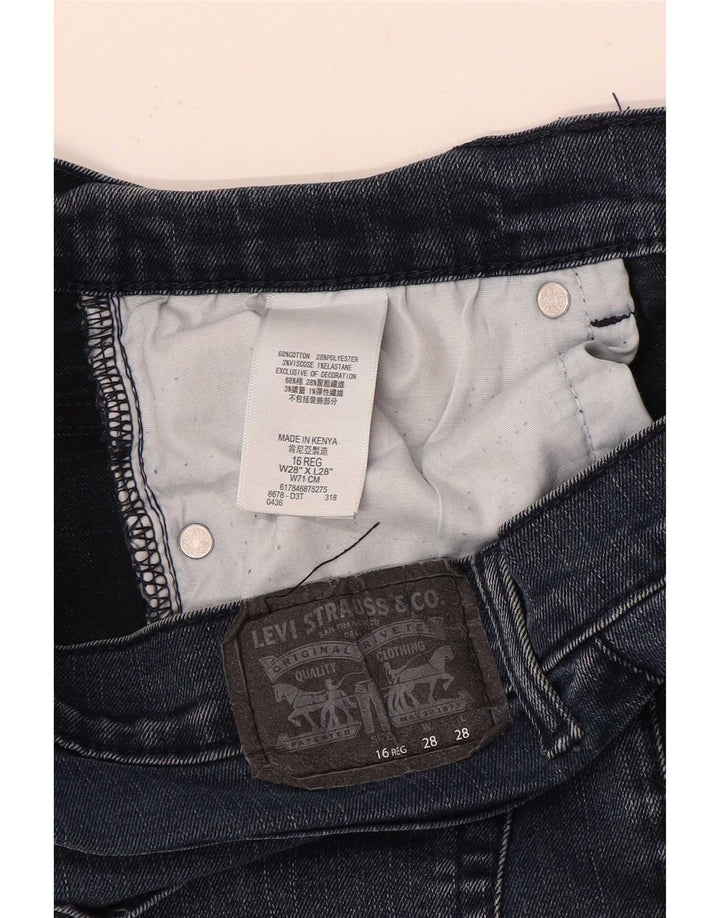 Levi's Ragazzi 511 Jeans Slim 15-16 anni W28 L28 Blu