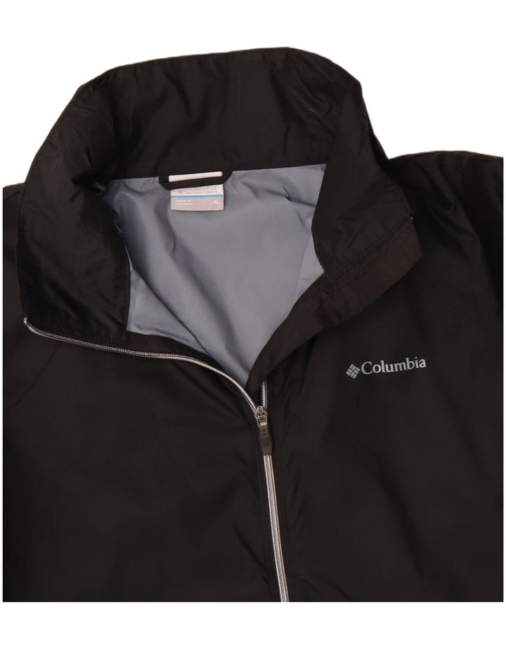 Giacca antipioggia da donna Columbia UK 18 XL nylon nero