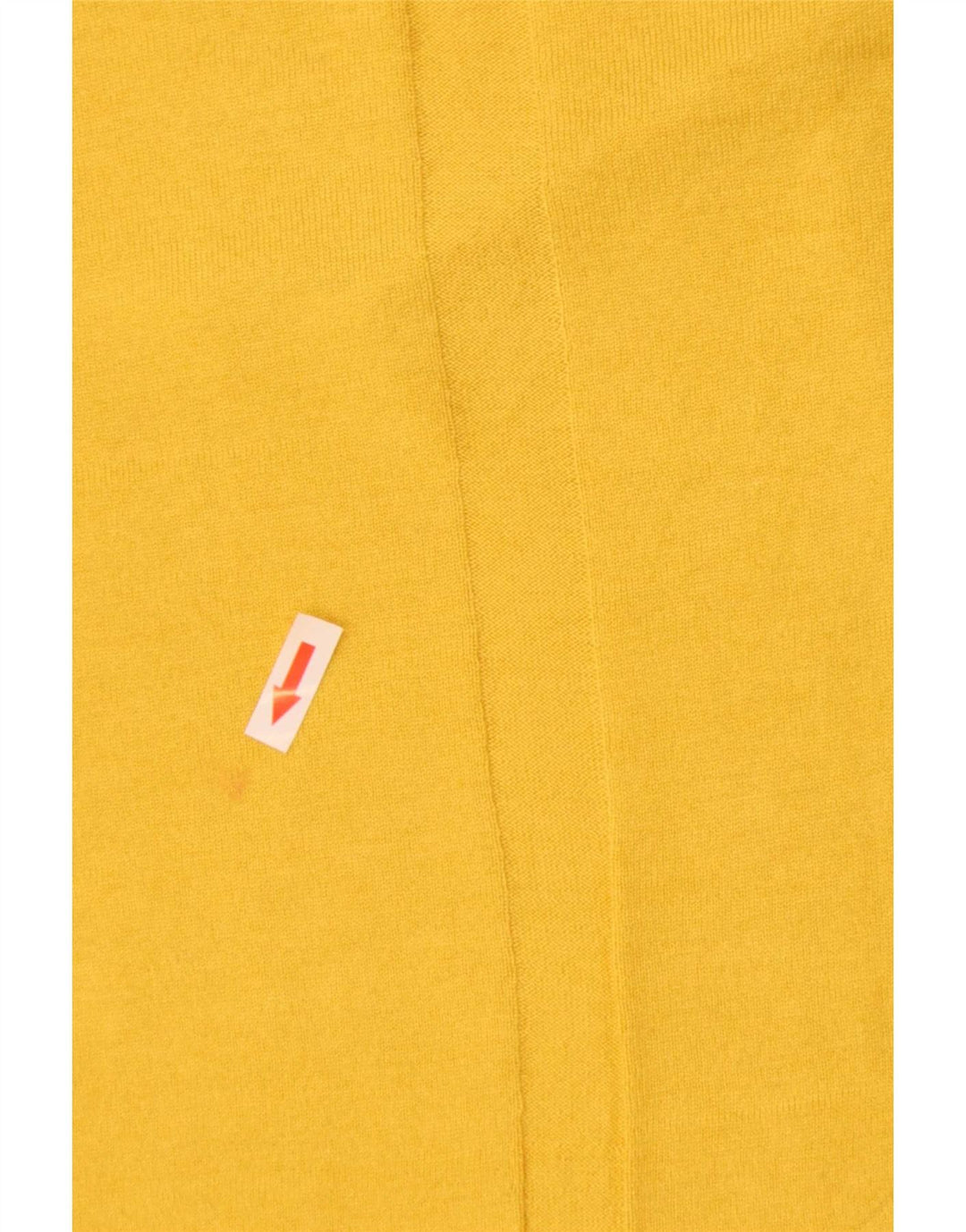 Jigsaw Top da donna a maniche lunghe UK 10 Small Giallo Poliammide