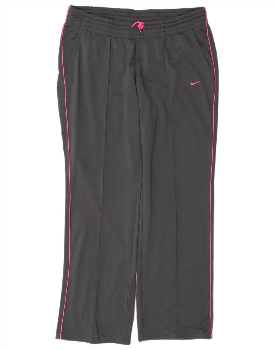 Pantaloni della tuta da donna Nike UK 16/18 Large Grigio Poliestere