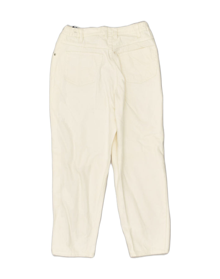 C&A Womens Tapered Jeans UK 18 XL W32 L26 White Cotton | Vintage C&A | Thrift | Second-Hand C&A | Used Clothing | Messina Hembry 