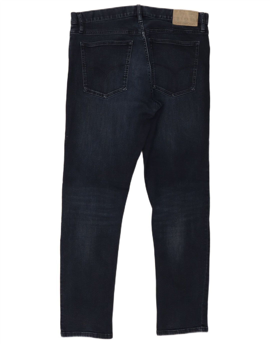 Jeans slim da uomo Calvin Klein W34 L32 Blu Navy